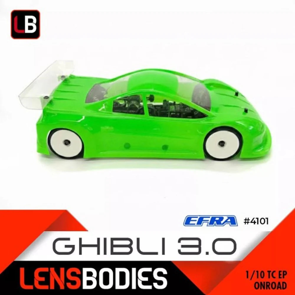 Lens Ghibli 3.0 190mm Touring Car Body (Choose Weight)