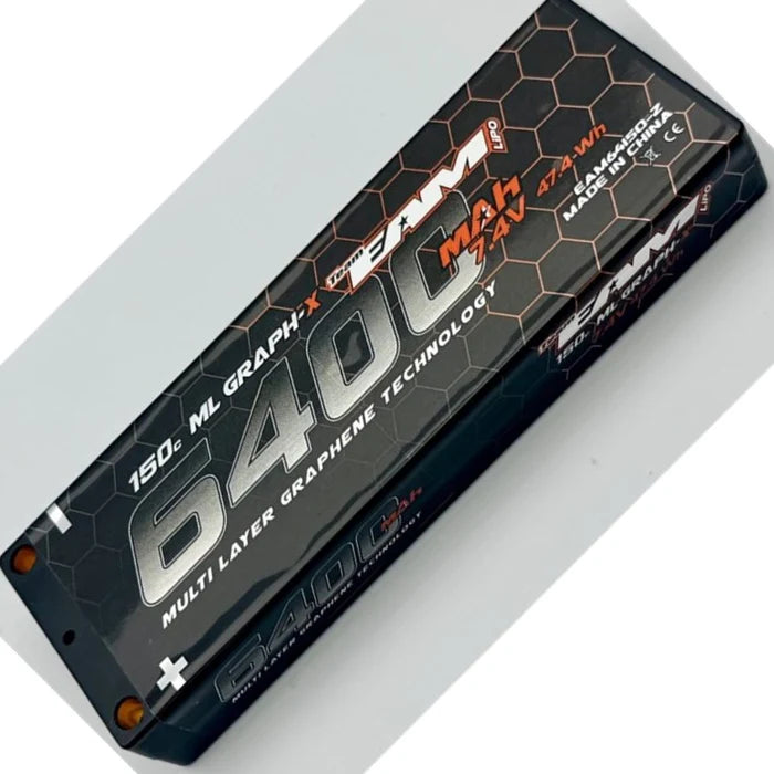 Team EAM 6400mah 150C ULCG ML Graph-X Formula Lipo Battery 2S