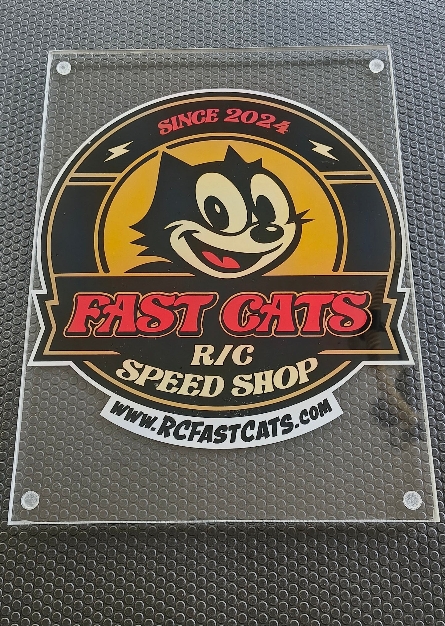 Fast Cats Logo Setup Board