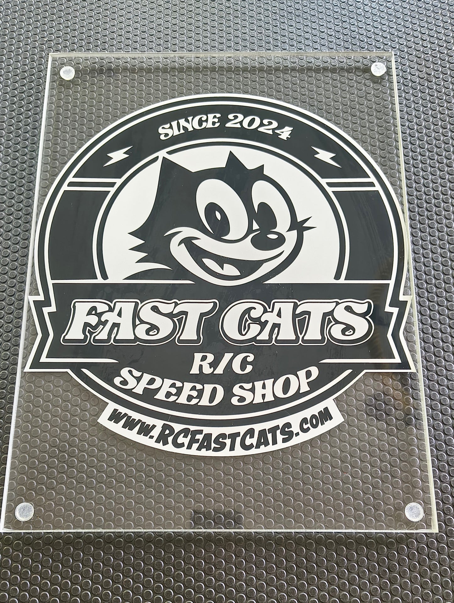 Fast Cats Logo Setup Board